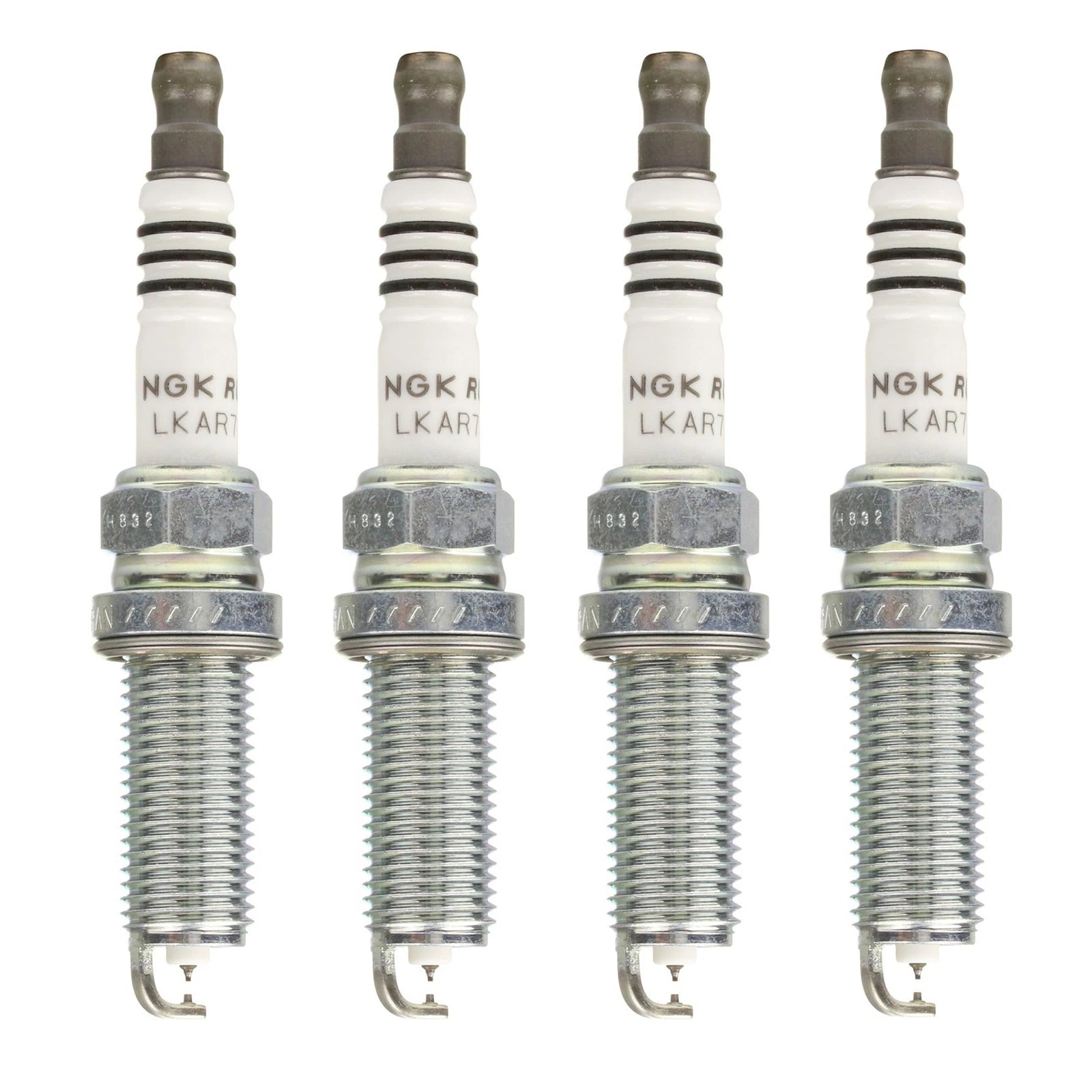 Set of 4 NGK Ruthenium HX Spark Plugs for Acura Honda Mazda Subaru Toyota Scion