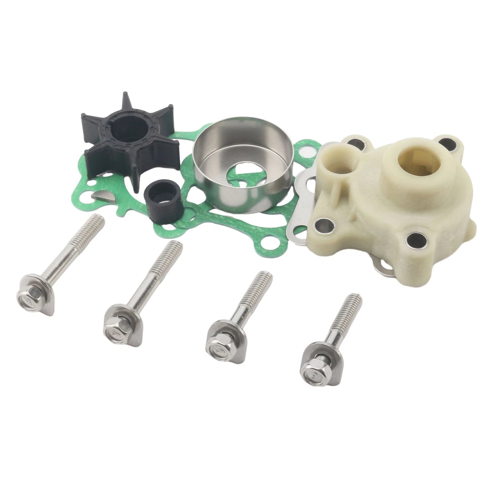 Water Pump Impeller Kit for Yamaha 55 HP C55 CV55 Outboard (663-W0078)