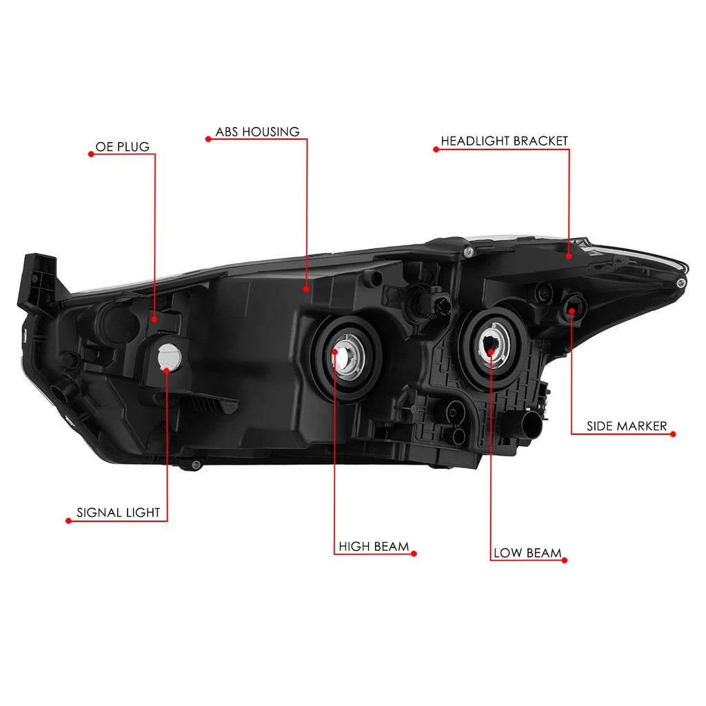 Chrome Housing Amber Corner Headlight for Nissan Kicks (2018–2020)
