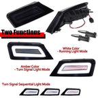2X Smoke LED Parking Signal Lights for Jeep Liberty (2008–2012)