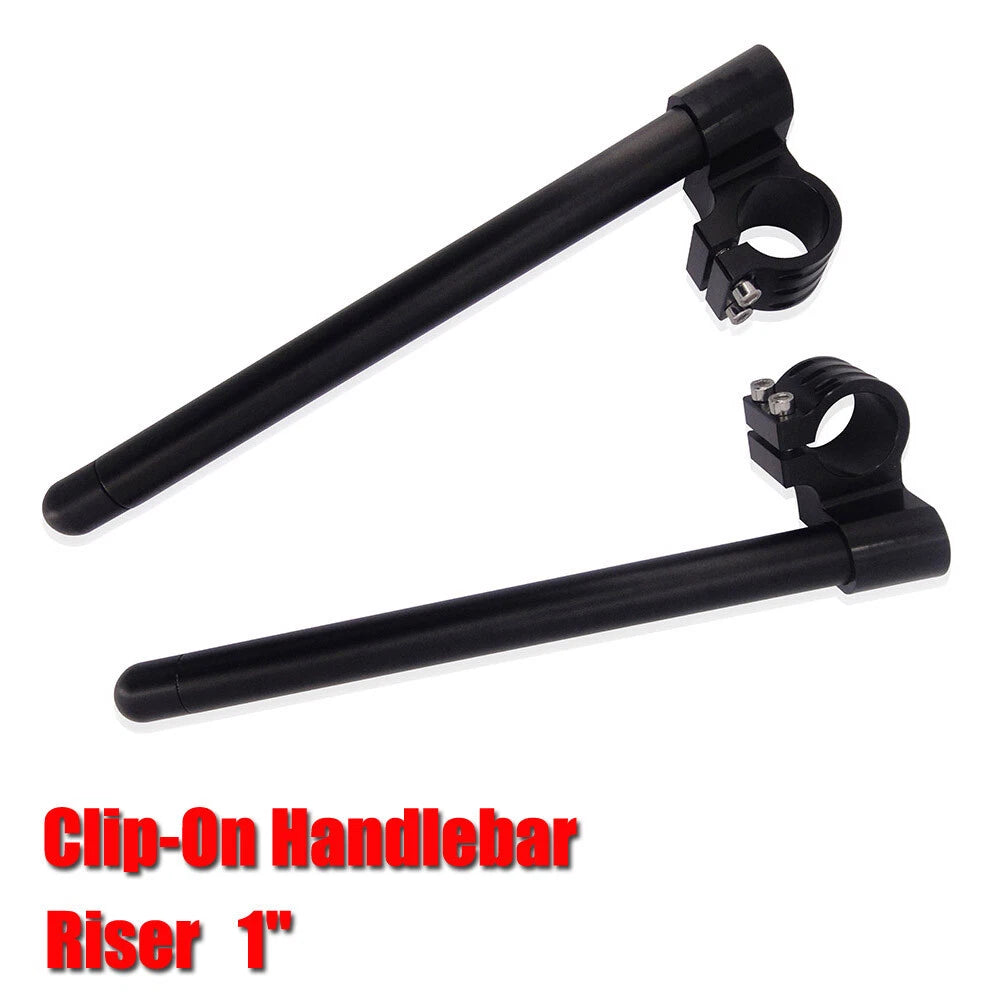 CNC Billet 53mm Raised 1" Riser Clip-On Handlebars for Ducati 996 (1999–2002)
