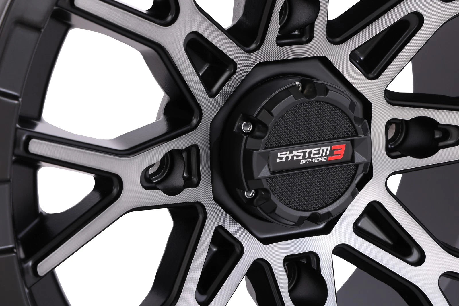 Set of 4 System 3 St6 14x7 ATV/UTV Wheels for Polaris RZR (Fit 4+3)