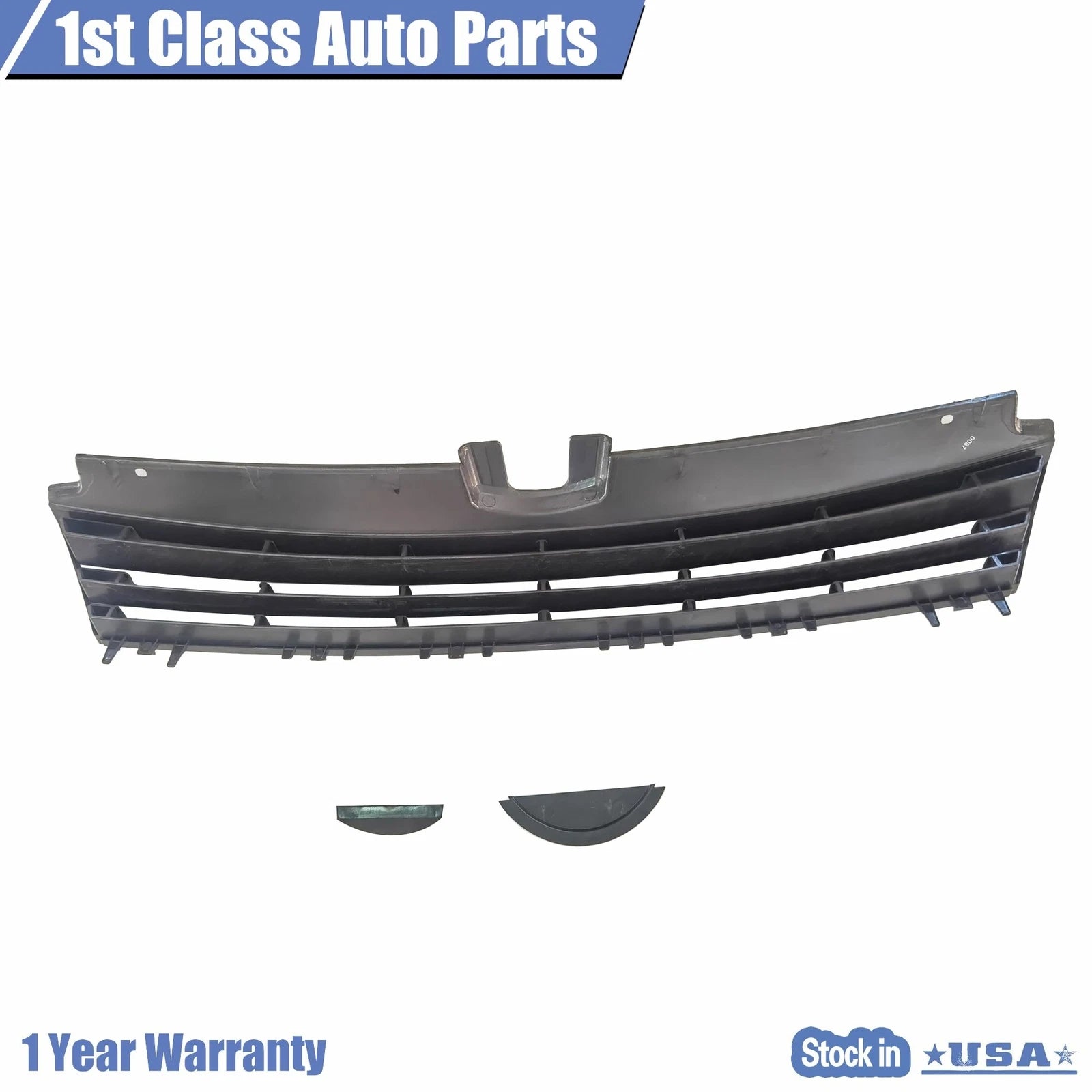 Front Grille for Volkswagen Golf GTI (2015–2016) - Black with White Trim