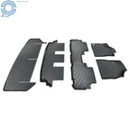 Set of 4 All Weather Black Floor Mats for Toyota Highlander (2008–2013)