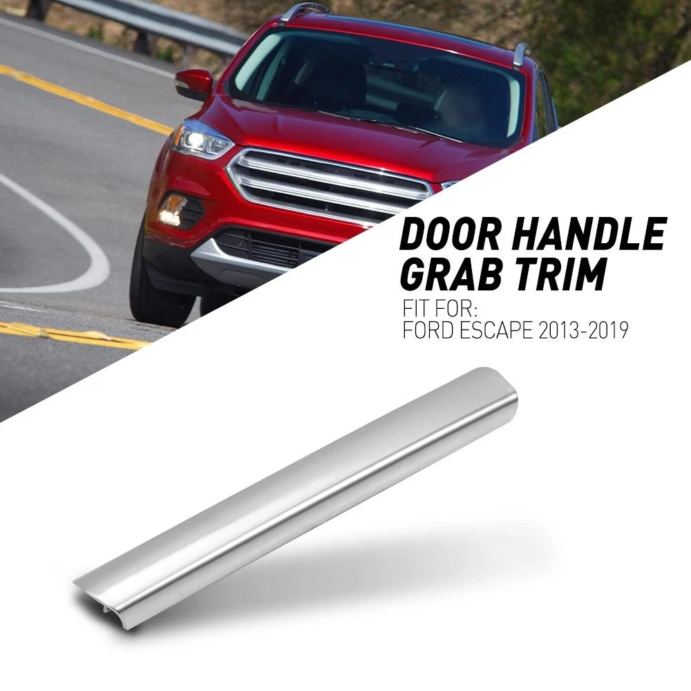 Front Left Driver Door Handle Trim Molding for Ford Escape (2013–2019) Silver