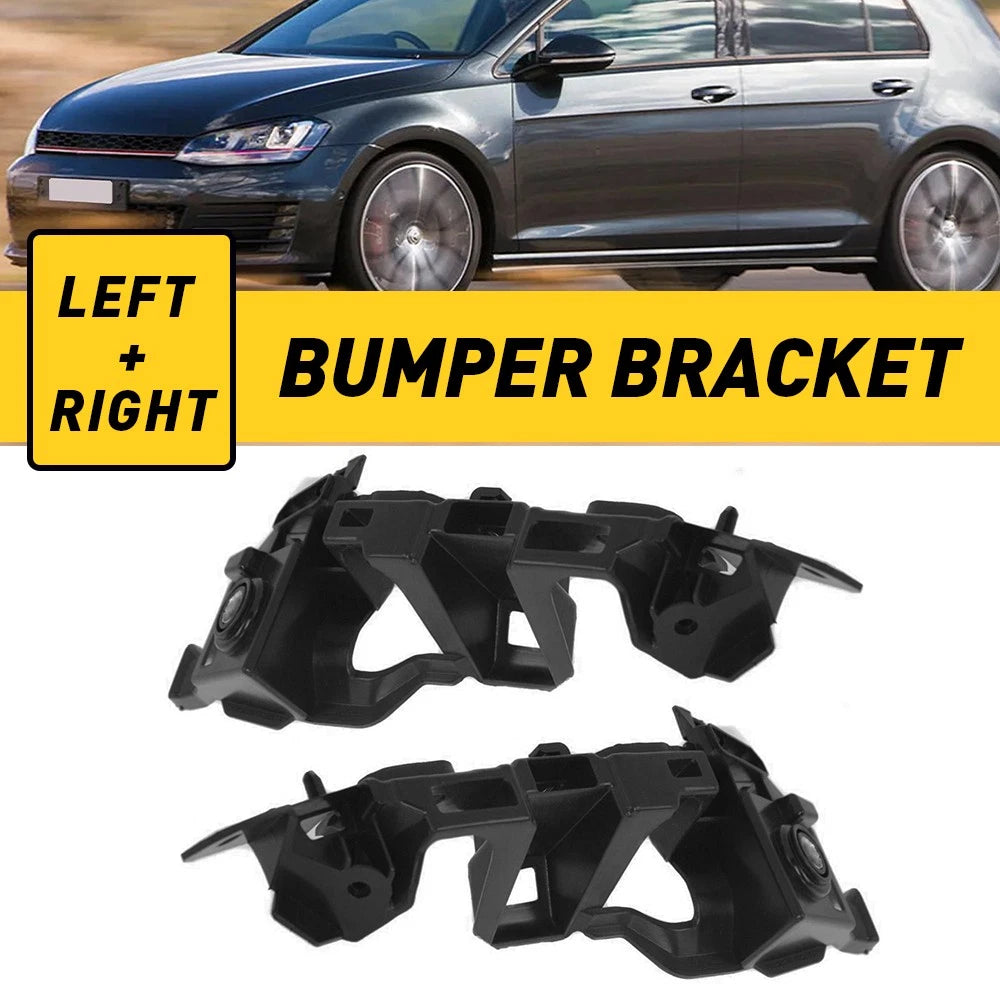 Bumper Bracket Set of 2 for Volkswagen GTI (2015–2018) Front Driver+Passenger