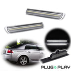 Clear White Rear Corner Side Marker LED Lights for Acura TL (2004–2008)