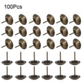 100pcs Antique Bronze Upholstery Nail Tacks for Furniture