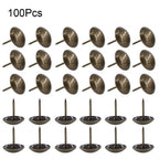 100pcs Antique Bronze Upholstery Nail Tacks for Furniture
