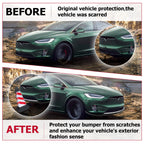 Carbon Fiber Front Bumper Lip Splitter for Tesla Model X (2016–2020)