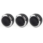 3Pcs A/C Panel Control Switch Knob Cover for Mazda 3 (2004–2009)