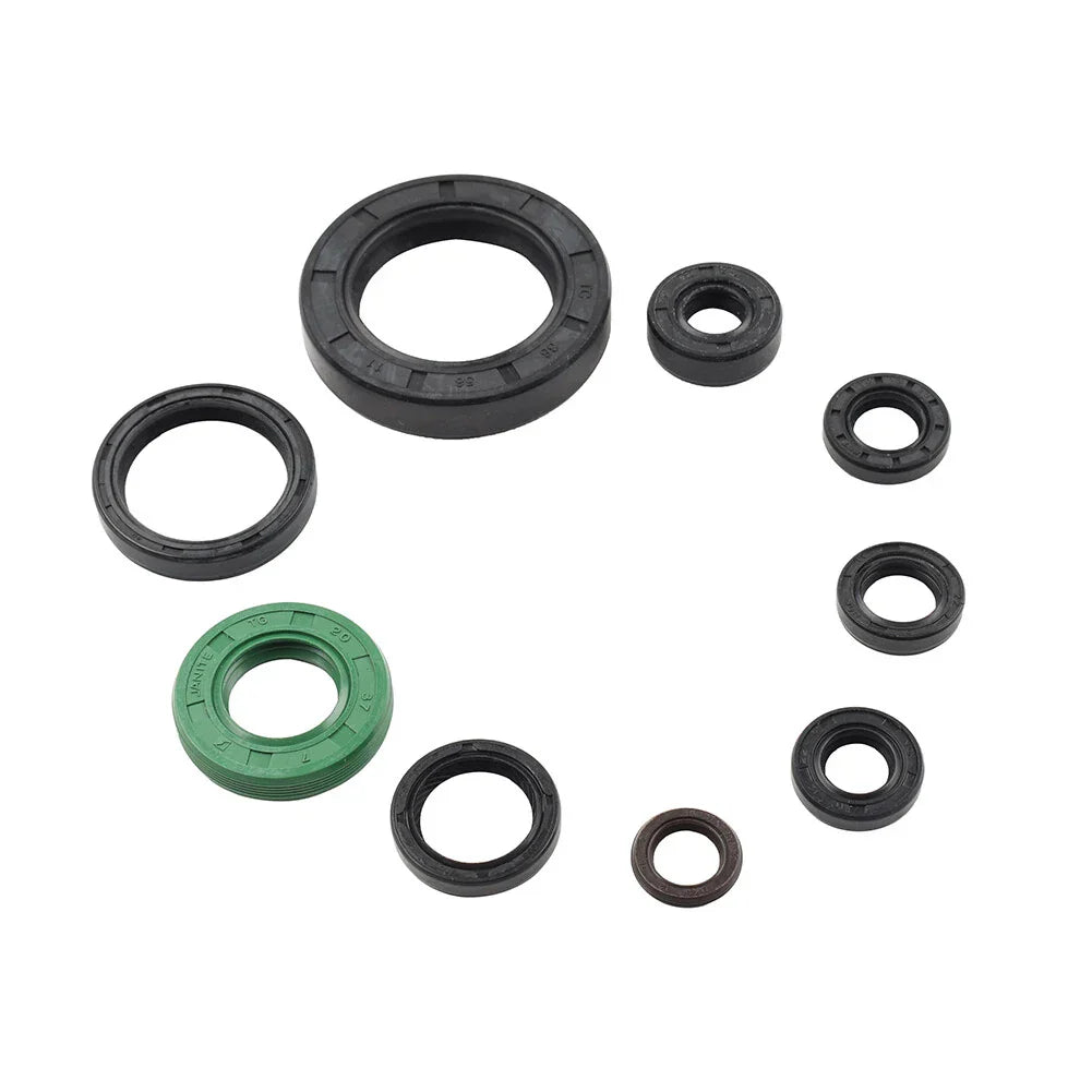 9 x Engine Oil Seal Kit for Honda CR250R (2005-2007)