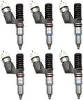 Set of 6 Fuel Injectors 200-1117 for Caterpillar CAT C15 (2000–2005)