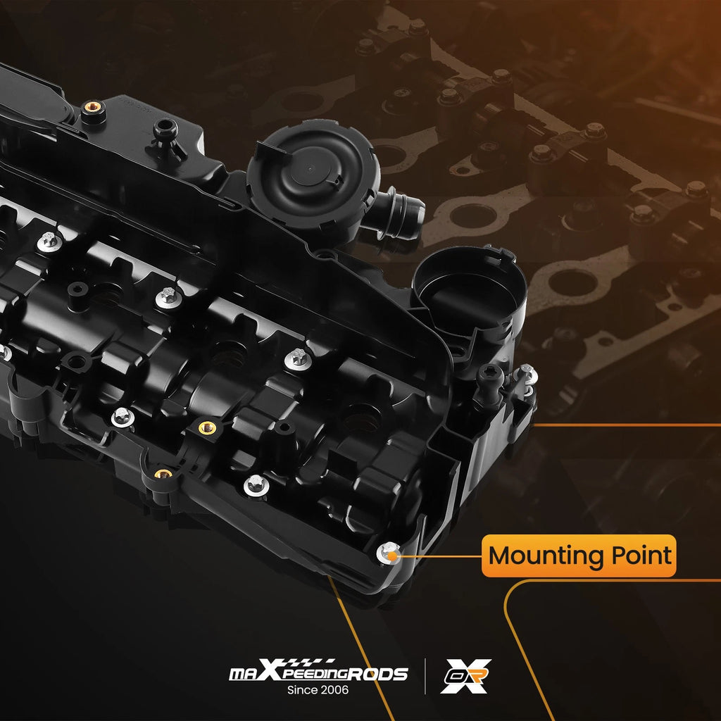 Engine Valve Cover & Gasket for BMW N57 F36 F01 F31 X3 X4 X5 X6 (2010–2020)