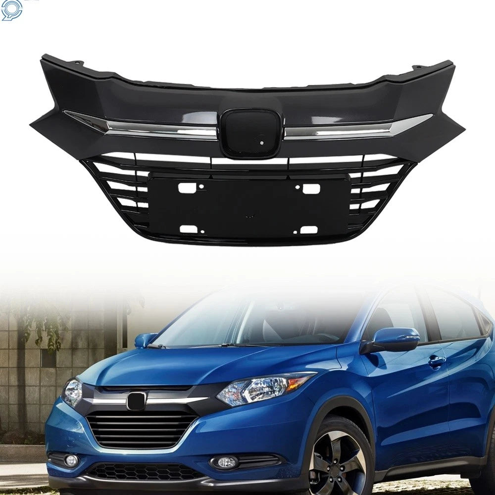 Chrome Front Upper Grille for Honda HR-V HRV (2016–2018)