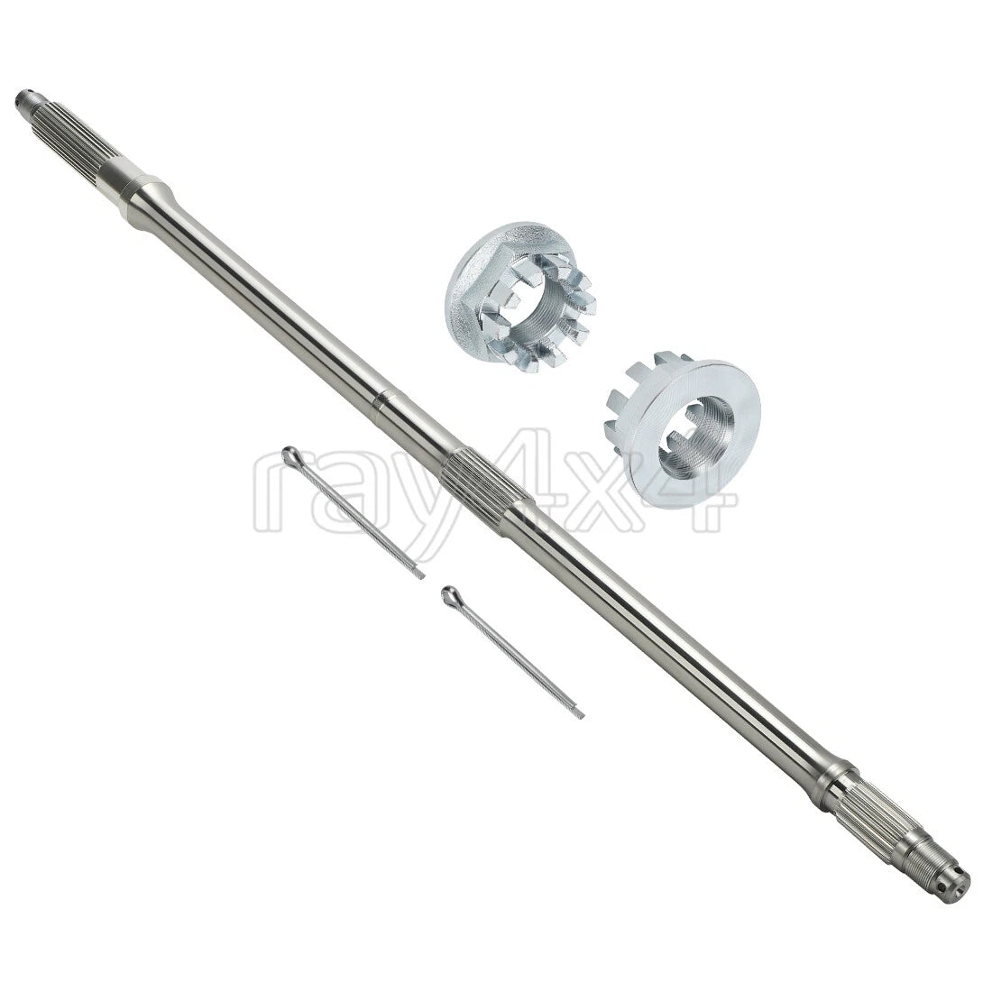 Rear Axle Shaft w/ Nut Pin for Honda TRX350TE TRX350TM Rancher 350 (2000–2006)