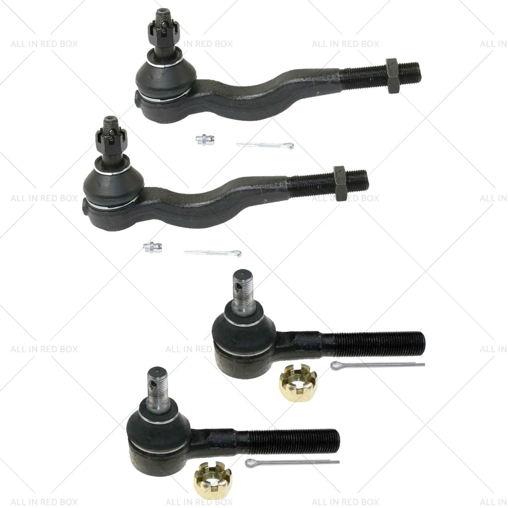 Set of 4 Inner & Outer Tie Rod Ends for Mitsubishi Pajero (1991–2020)