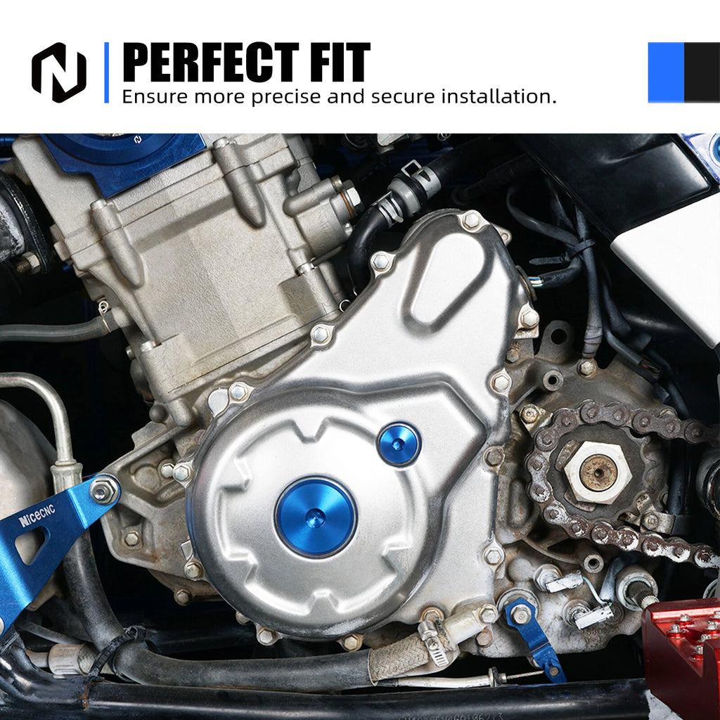 CNC Billet Engine Crankcase Cover Plug Bolt for Yamaha TTR 50-250 (2000-2023)