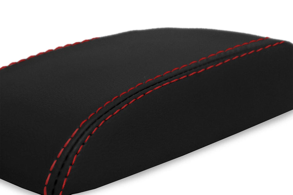 Center Console Lid Armrest Cover for Scion TC (2005–2010) Red Stitch