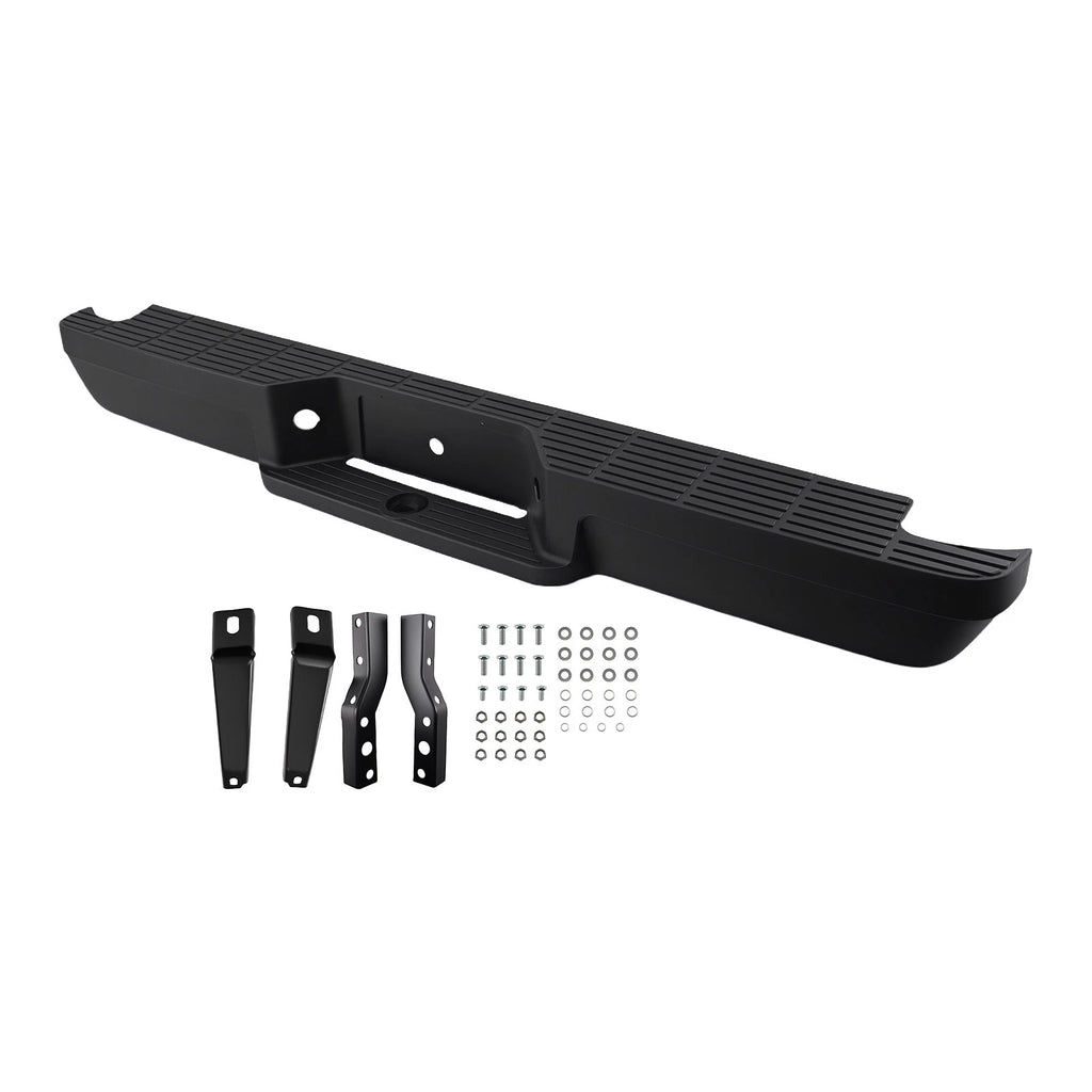 Rear Bumper Assembly for Ford Ranger (1993–2011) Black Steel Bolt-On