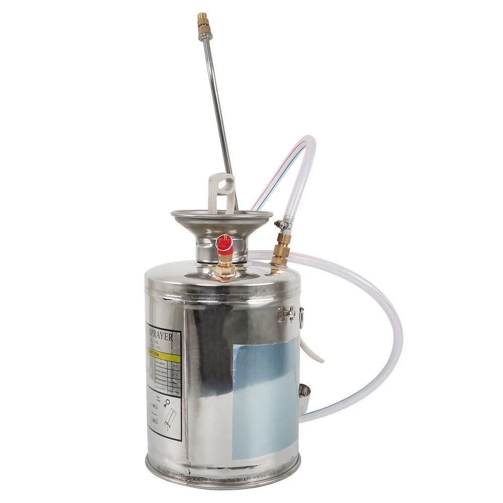 3FT Reinforced Hose Stainless Steel Sprayer for Garden (1 Gallon)
