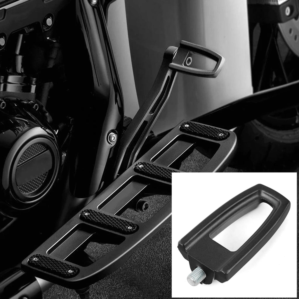 Matte Black Brake Pedal Pegs for Harley Softail Slim Fat Boy (2018–2023)