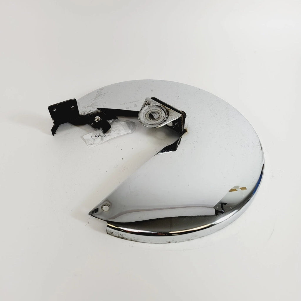 Chrome Front Left Wheel Rotor Cover Guard for Harley-Davidson FLHR (1994–1999)