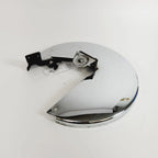 Chrome Front Left Wheel Rotor Cover Guard for Harley-Davidson FLHR (1994–1999)