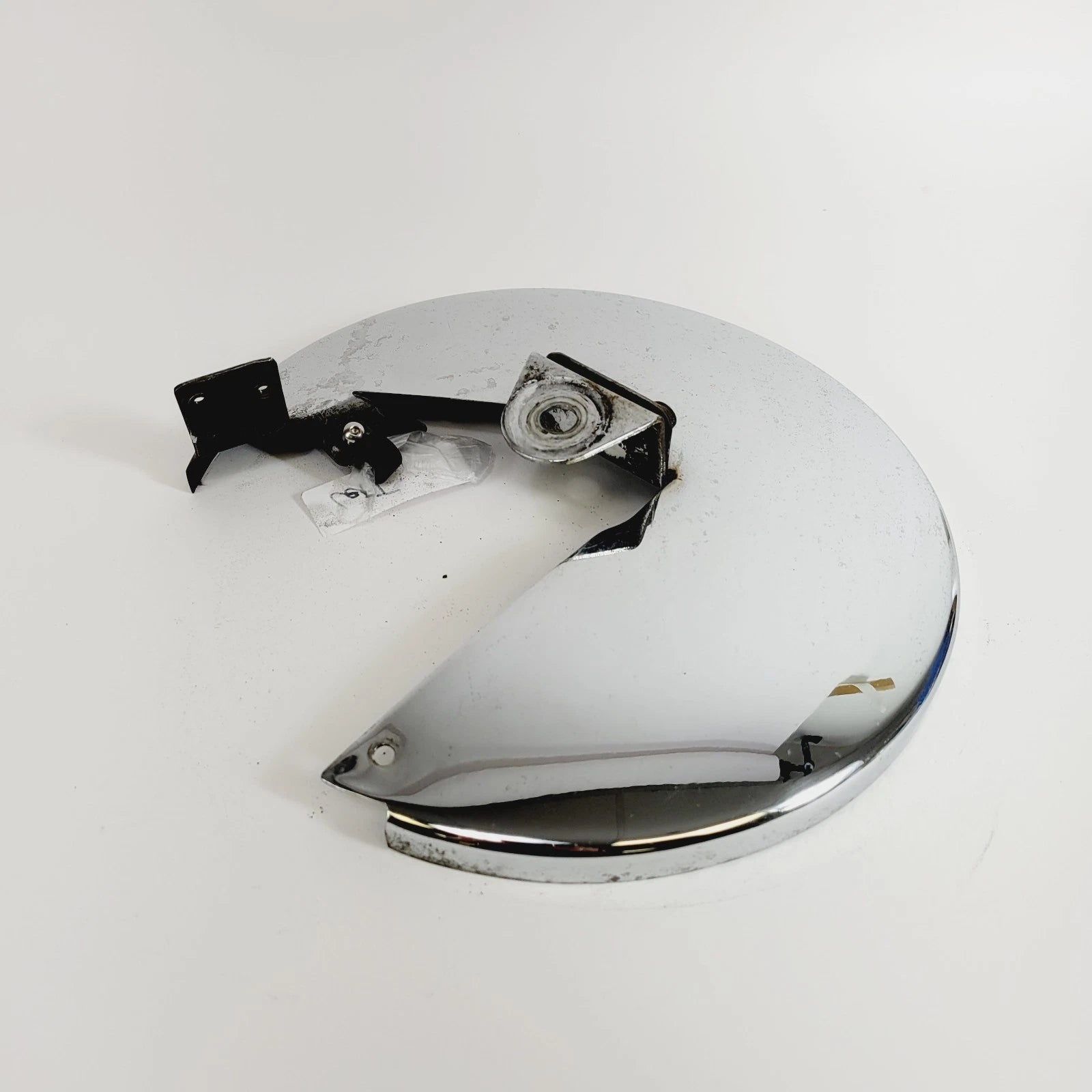 Chrome Front Left Wheel Rotor Cover Guard for Harley-Davidson FLHR (1994–1999)