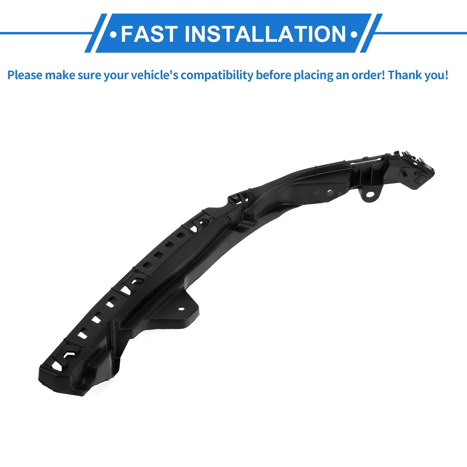 1 Pcs Front Right Bumper Retainer Bracket No. 71140TM0T00 for Honda City (2009–2014)