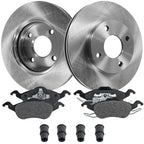 Front Brake Disc Rotors and Pads Kit for Ford Focus (2000–2004)