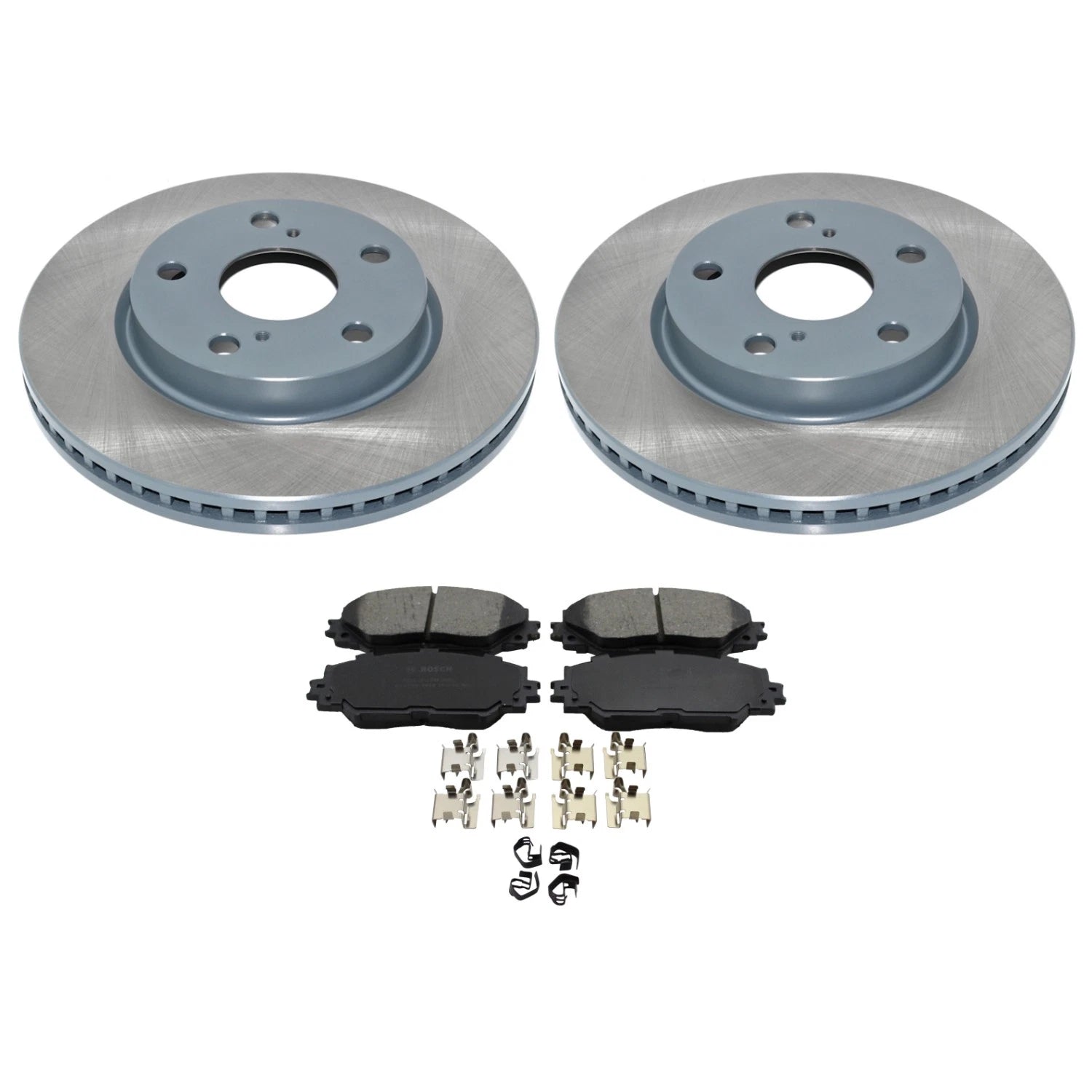 DuraGo Front Rotors & Bosch QuietCast Ceramic Brake Pads Kit for RAV4 xB (2006–2018)