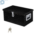 Black Aluminum Tool Box for Truck Trailer Storage (20" x 12" x 9.5")