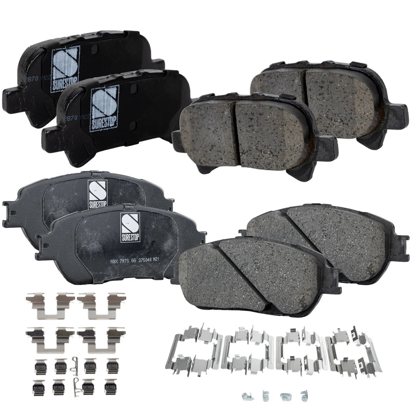 Set of 4 Brake Pads for Toyota Solara Avalon Camry (2006)