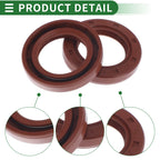 Set of 5 Oil Seal Rotary Shaft Seal FKM Rubber 27x42x7mm