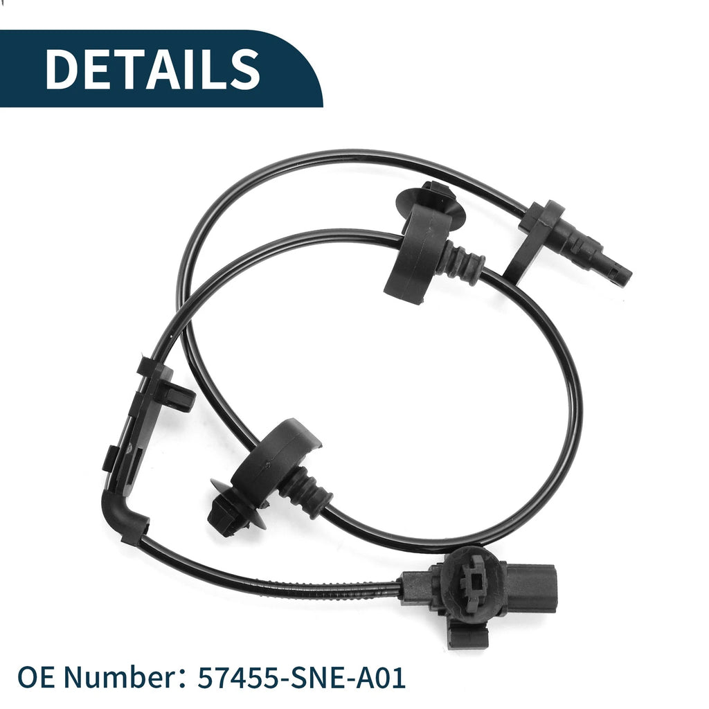 ABS Wheel Speed Sensor No. 57455-SNE-A01 for Honda Civic (2016–2021)