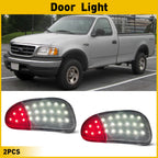 2X LED Door Lights for Ford F-250 (1997–1999) White Red