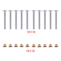 Pack of 100 Medium Flange Collars for Peterbilt 379 (Hucks & Collars)
