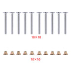 Pack of 100 Medium Flange Collars for Peterbilt 379 (Hucks & Collars)