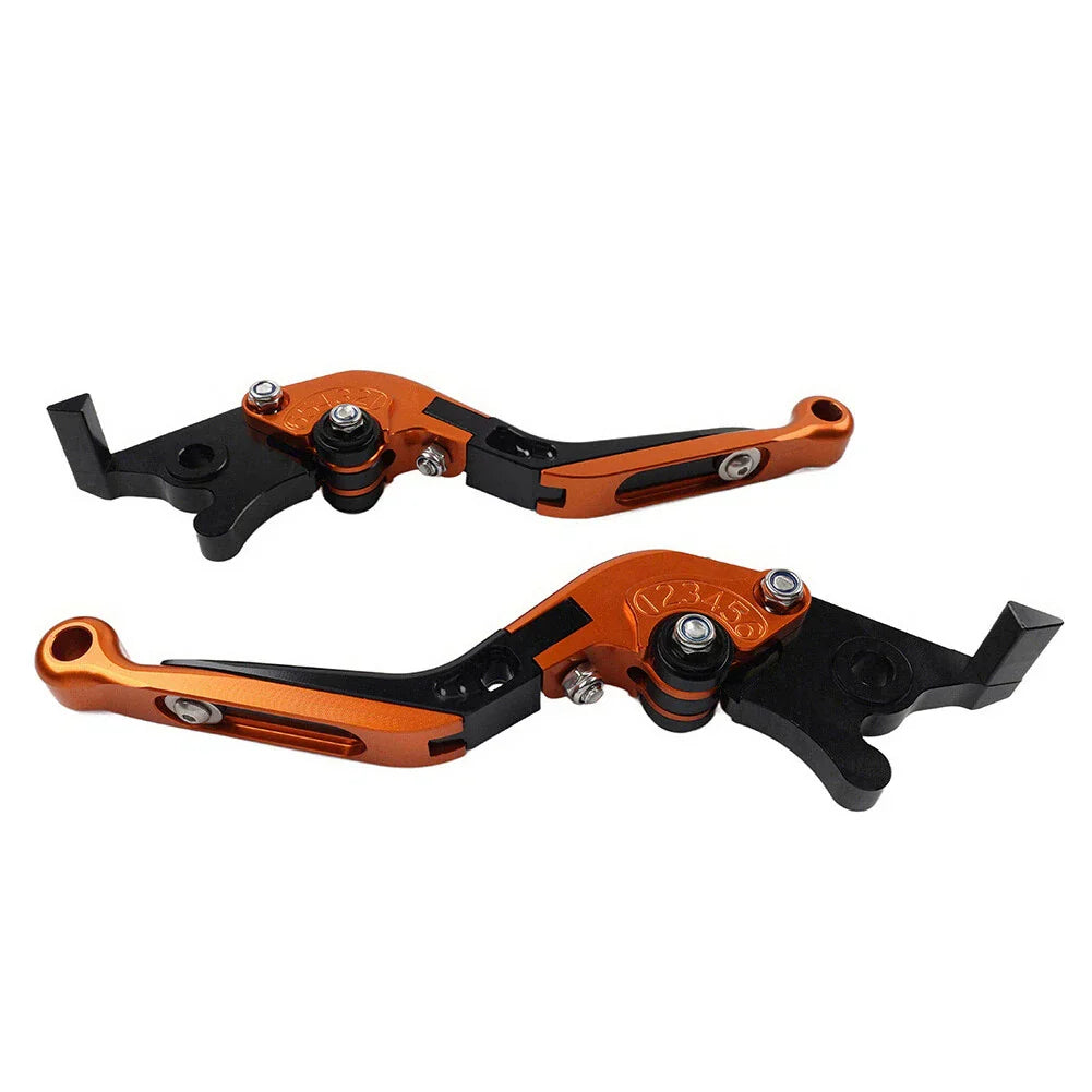 Orange Extendable Brake Clutch Levers for Honda CB599 CB600 CB919 (98-06)