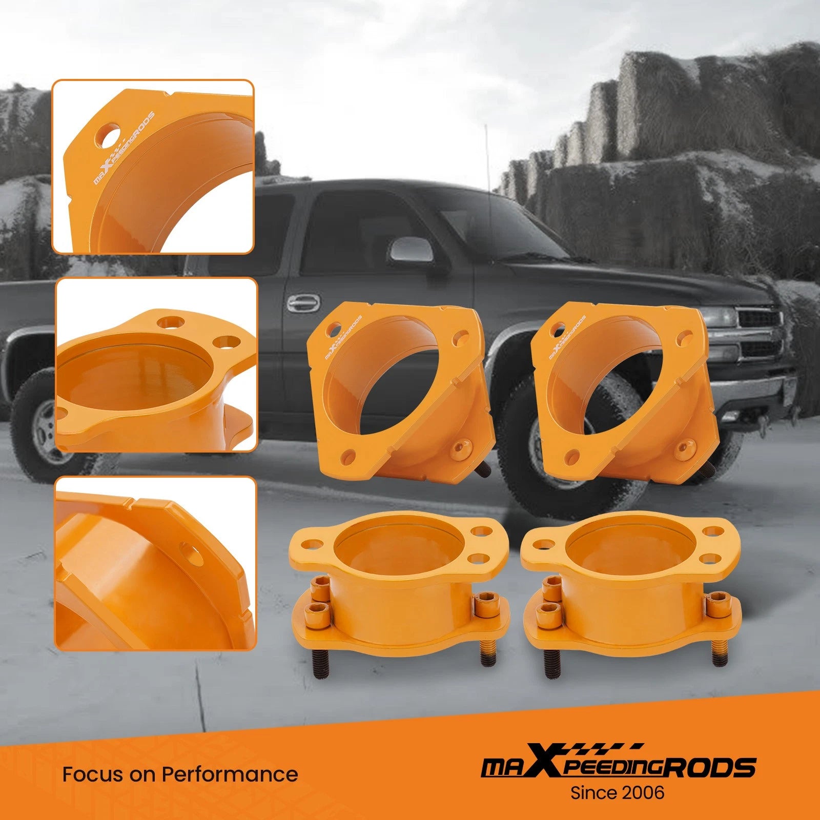 3'' Front 2'' Rear Leveling Lift Kit for Ford Explorer (2006-2010)