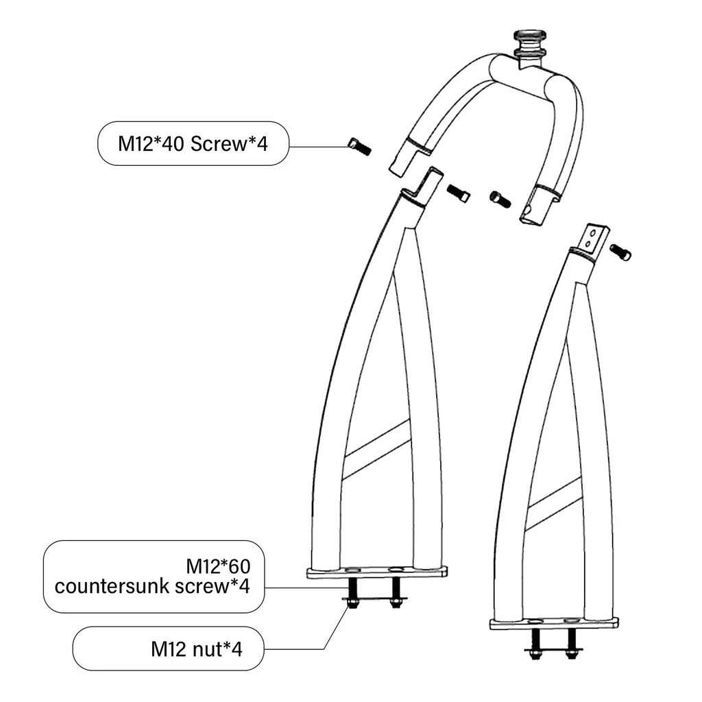 Ski Tow Bar for Pontoon Boats (Universal)