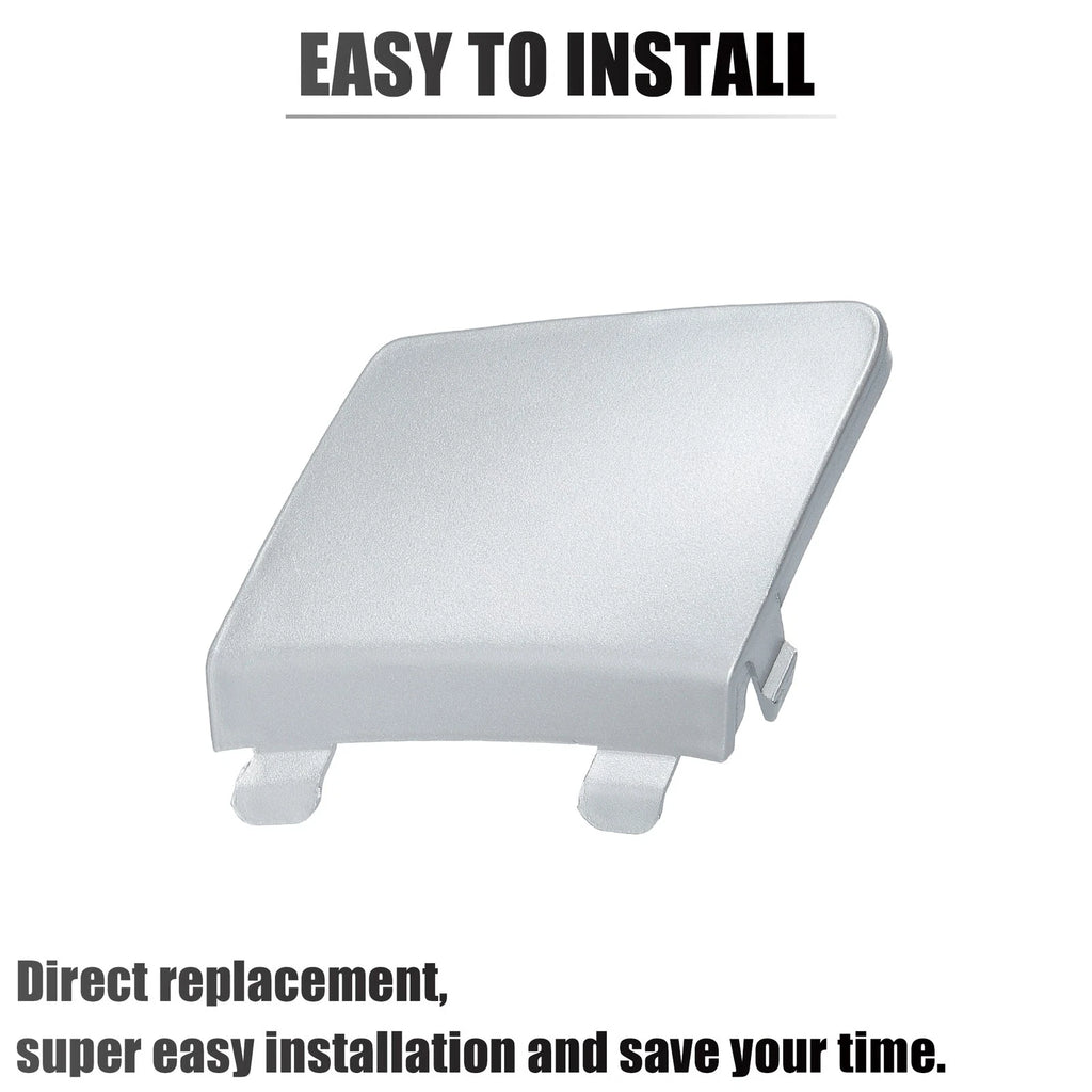 Bumper Tow Hook Cover for Volkswagen (Silver Tone)