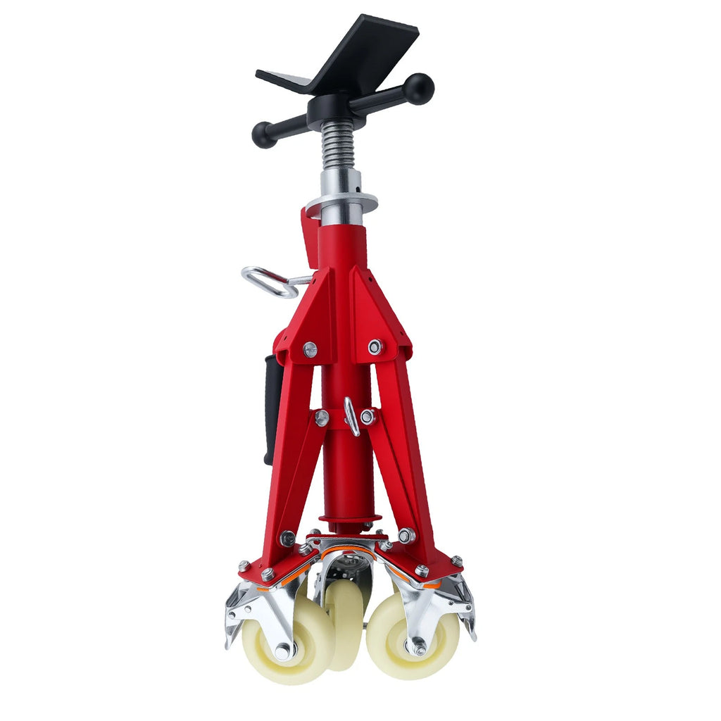 Adjustable V-Head Pipe Stand for Welding (20-37 inch, 882 lbs)