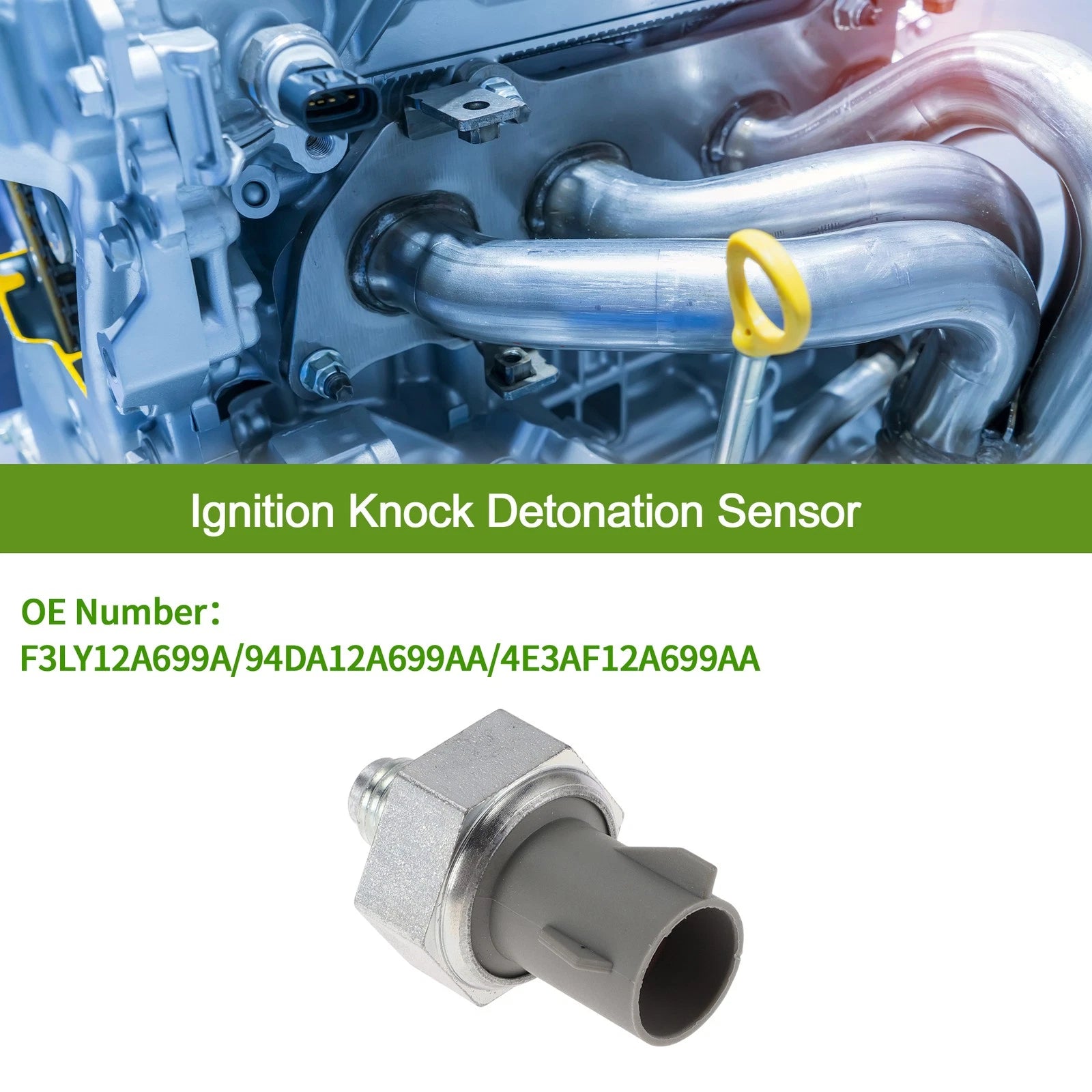 1 Pc Ignition Knock Detonation Sensor F3LY12A699A for Ford E-150 (1997–1998)