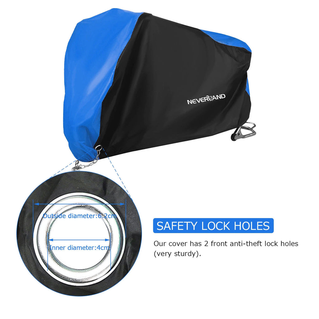 Motorbike Cover Waterproof Outdoor Dust UV Snow Rain Protector 118"