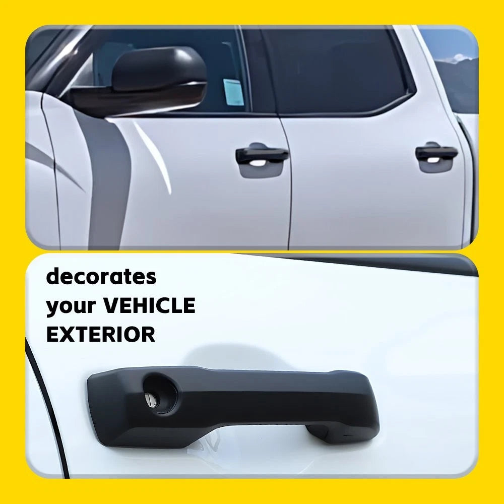 Set of 4 Matte Black Door Handle Covers for Toyota Tundra (2022–2024) EPY