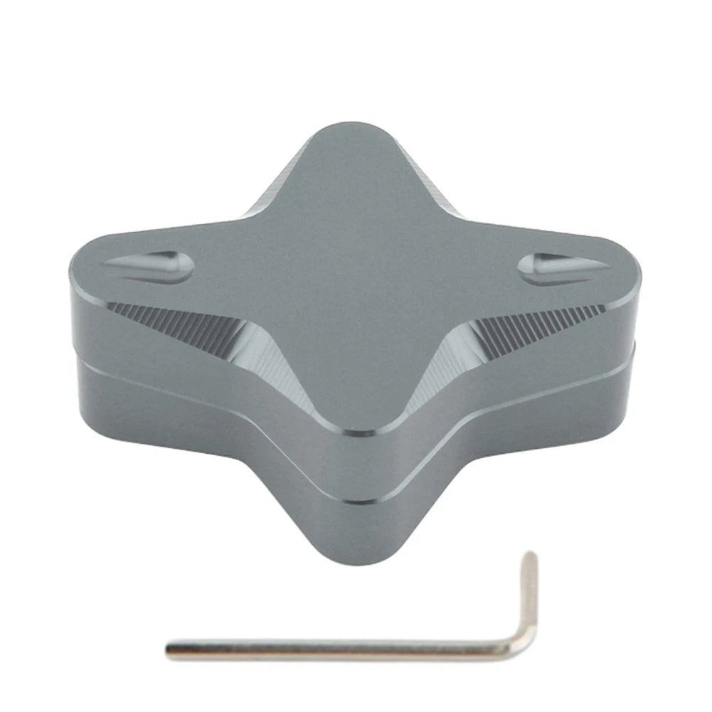 Titanium Foot Side Kickstand Auxiliary Plate for Yamaha NMAX155 NMAX125 (2018–2025)