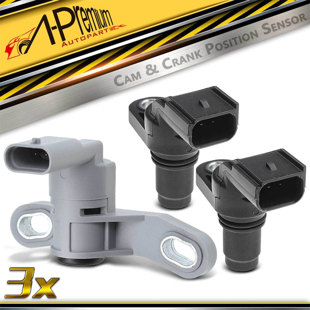 2X Camshaft Crankshaft Position Sensor for Ford Escape Focus (2001–2020)
