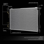 Aluminum Core Cooling Radiator for Hyundai Azera/Kia Optima (2006–2011) DPI 2831